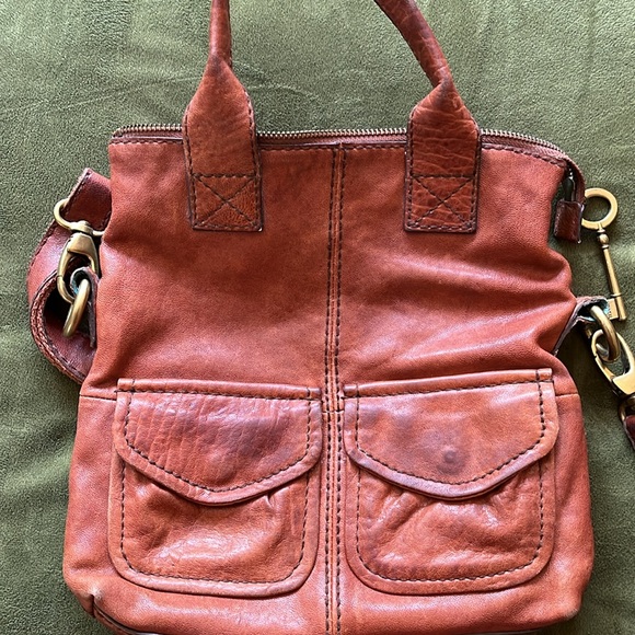 Fossil Brown Leather Women's Bag - Picture 4 of 5